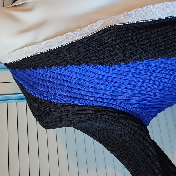 Ana Couture Open Front Colorblock Cardigan - Picture 5 of 14